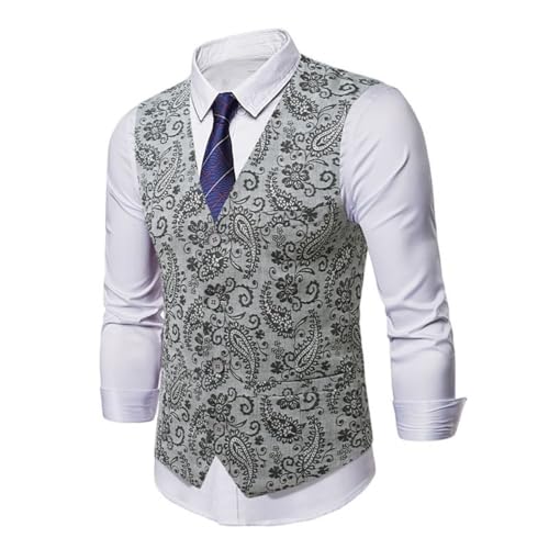 Chaleco de traje de hombre de sastrería fina para banquete formal y etiqueta