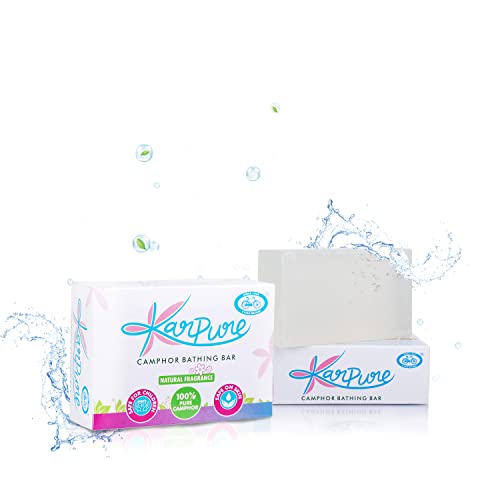 Image of Cycle Karpure Camphor Bathing Bar - Moisturising Soap, No Paraben /Silicone - Pack Of 2
