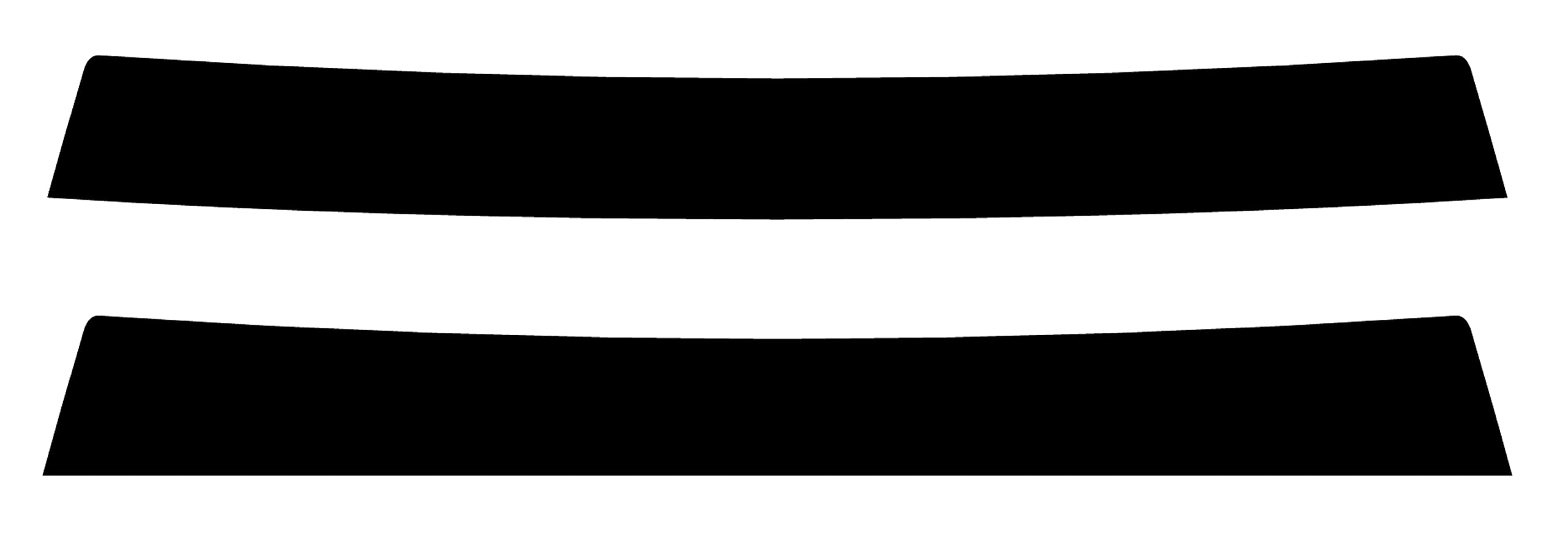 True Line Automotive Precut Sun Visor Window Tint Film Compatible with Toyota 4 Runner SUV 2010-2023 - 5% Visor Only - Sunshade for Car Windshield - Sun Visor for Car Windows - Tint Kit