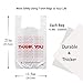 TashiBox Thank You plastic bags with handles(500 count),shopping,grocery T-shirt bags for small business,11.5
