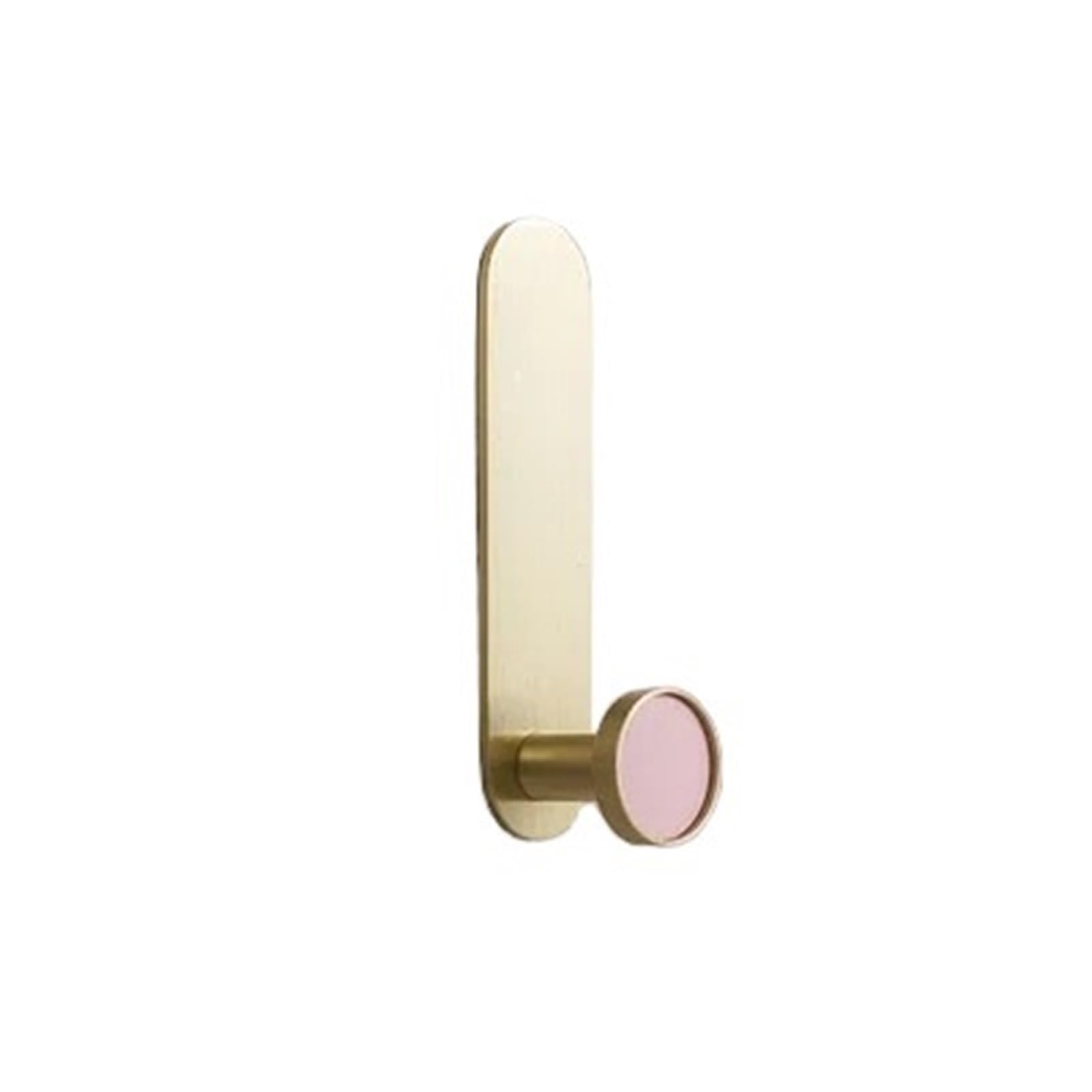 YXINAER Brass Plated Single Robe Hook Golden Coat Robe Hook Brass Hooks