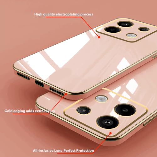 Coque Xiaomi Redmi Note 13 Pro 5G silicone rose résistante