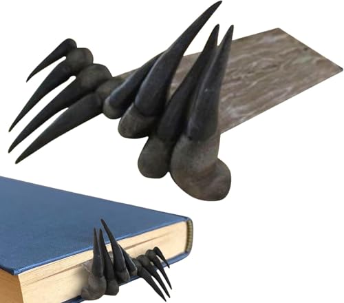 La Mejor Recopilación de Decoración de temporada para comprar online. 50 Marcapáginas Demon Hand of Spook Resina 3D, accesorio de estantería para decoración de la temporada de fiesta de Halloween, adornos únicos para amantes de los libros