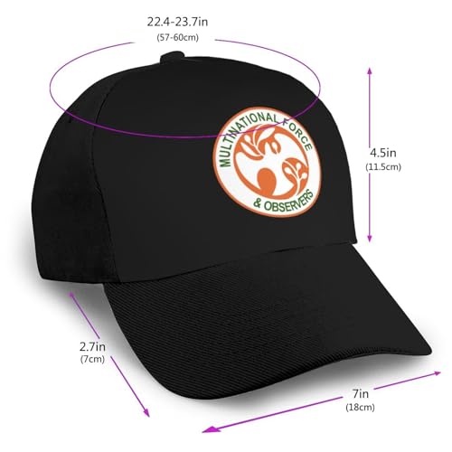 Multinational Force and Observers Unisex Classic Adjustable Curved Brim Baseball Cap, Trucker Hat2
