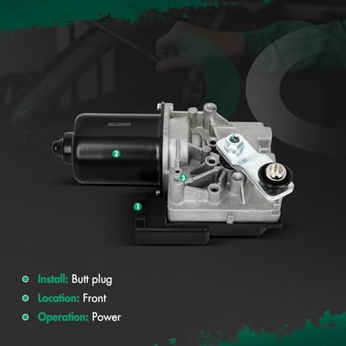 Image of SCITOO Front Windshield Wiper Motor Replacement 2001-2003 for Oldsmobile for Aurora,2000-2005 for Pontiac for Bonneville Replace 12463070, 12487617