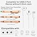 USB C Wired Earbuds for iPhone 17/16/15 Pro Max Plus Air iPad & USB-C Headphones for Samsung Galaxy S26/S25/S24/S23 Ultra A55 A54, Type-C Earphones with Microphone,1 Years Warranty (White)