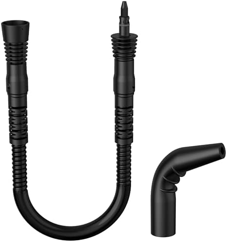 2pcs Accessories of Steam Cleaner, 1 Pcs Extension Hose, 1 Pcs Bent Nozzle image 2