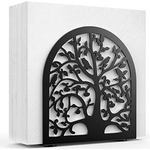 Housolution Tree & Bird Design Napkin Holder Cover