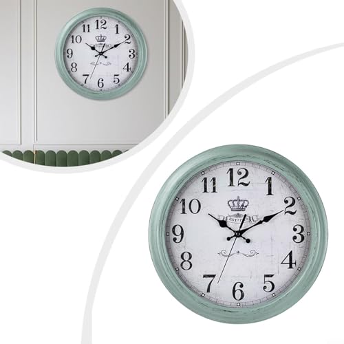 Horloge murale à quartz silencieuse et précise de 33 cm - 5