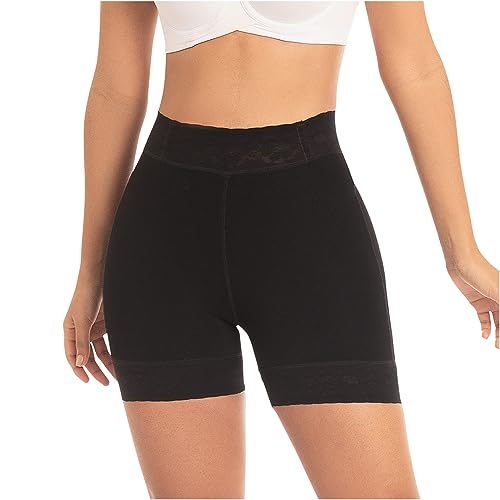 Image of M&D Fajas Colombianas Butt Lifting Shorts Levanta Gluteos Colombianos Black M