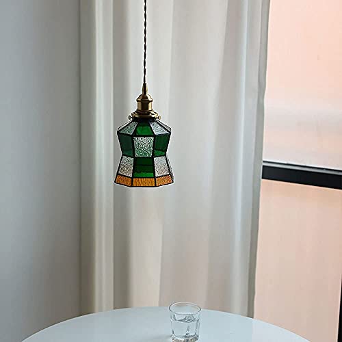 Lámpara de araña de cristal para comedores nostálgicos y decoración retro americana 5