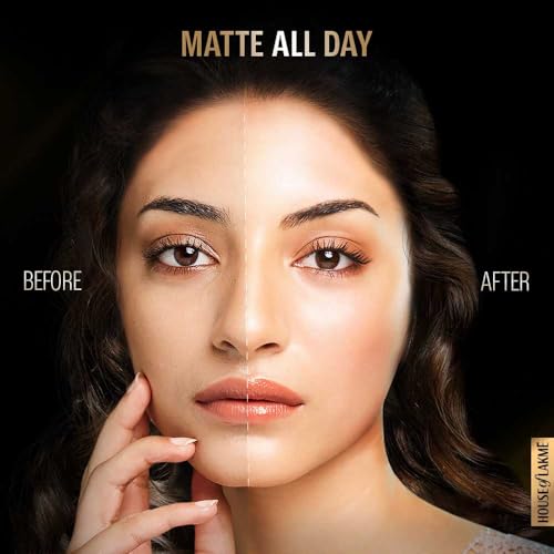 Image of Lakme Forever Matte Face Powder, Matte Finish, Oil Cointrol, for rosy glow, Warm Pink, 40g (OG Collection)