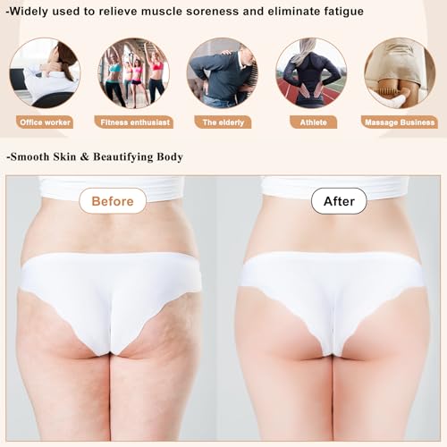 Image of 4Pcs Wood Therapy Massage Tools Lymphatic Drainage Massager Wooden Massager Body Sculpting Tools for Maderoterapia,Anti-Cellulite,Pain Relief(4-in-1 Massager)