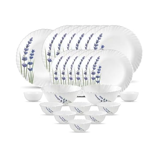LaOpala English Lavender Dinner Set of 23