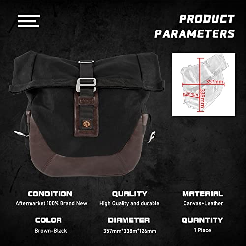 Bolsa lateral para motocicleta tipo saddlebag rápida miniatura 3