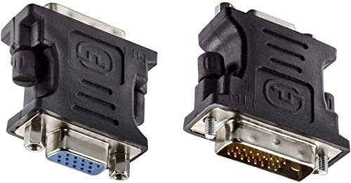 PremiumCord DVI naar VGA-adapter, DVI-I (24 + 5) stekker - VGA-bus (15 polig), vernikkeld, kleur zwart - Image 8