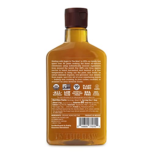 Organic Agave In The Raw®, Light Agave, 18.5 oz (525 g), In the Raw