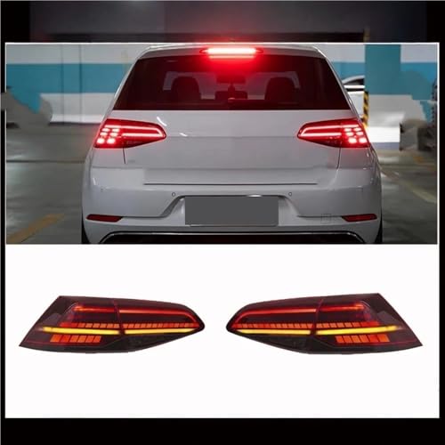 Feu arrière LED streamer pour modification de voiture Golf 7.5 - 2
