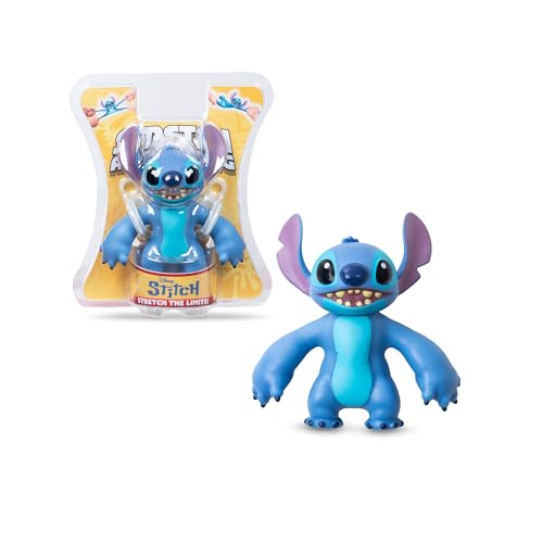 Basic Fun Stretch Armstrong Mini Stitch – Figura Extensible Disney Lilo & Stitch Formato Compacto