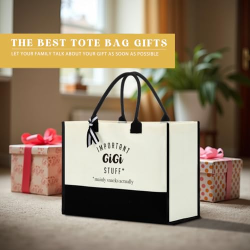 Image of FORBIDDEN PAPER Gifts Tote Bag Important Stuff Tote Gift Gifts Birthday for Shopping Bag Grocery Bag Utility Tote