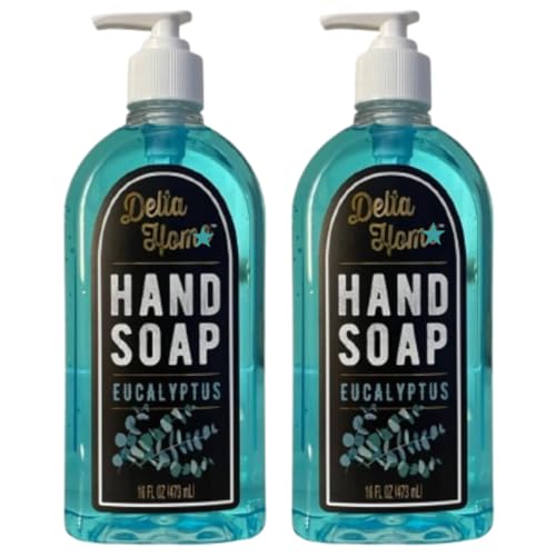 Hand Soap Eucalyptus 16 fl oz Pack of 2 Liquid Hand Wash Moisturizing & Gentle with Refreshing Eucalyptus Scent Cleansing for Daily Use image 2