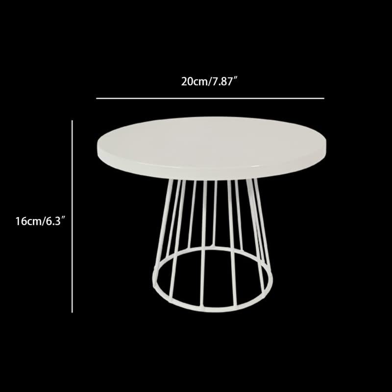 Soporte de Metal para Tartas, Redondo, para Fiestas de cumpleaños, Bodas, té de la Tarde, postres, decoración, Accesorios, Soporte para Magdalenas
