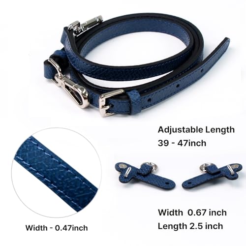 Leather Replacement Straps for Le Pliage Mini Pouch Bags, Adjustable Crossbody & Shoulder Handbag Straps for Women2