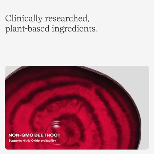 Image of Humann SuperBeets Beet Root Powder - Non-GMO Beetroot Superfood - Nitric Oxide Supplement for Heart Health, Circulation & Blood Pressure Support - Black Cherry, 30 Servings