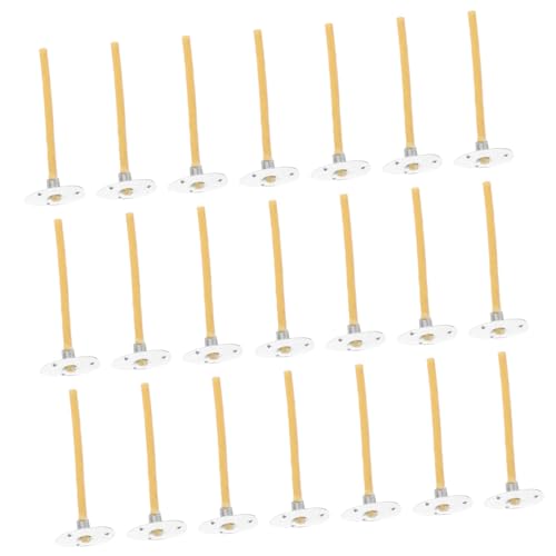 Mechas trenzadas para velas Angoily, 100 piezas