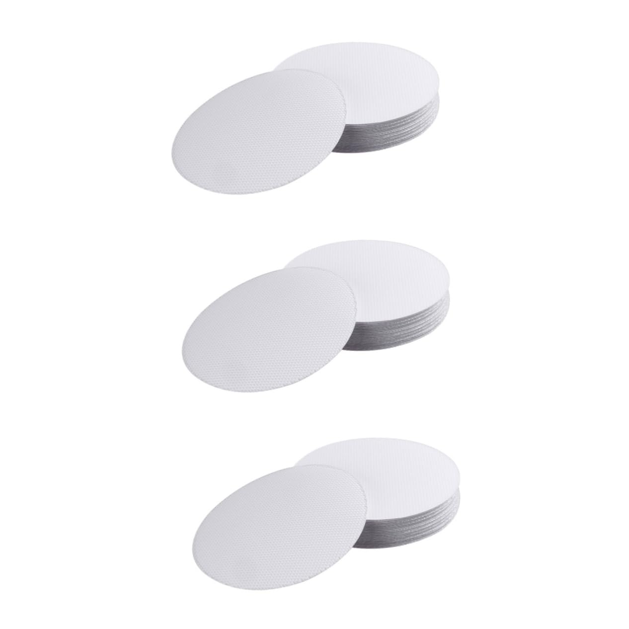 Amosfun 3 Series Pegatinas Antideslizantes para Bañera De Calcomanías Adhesivas Impermeables Stickers Resistentes para Baños Uso Superficies Resbaladizas 30 Piezas*3