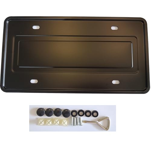 Stainless Steel License Plate Holder Frames Backing Reinforce Bracket Car