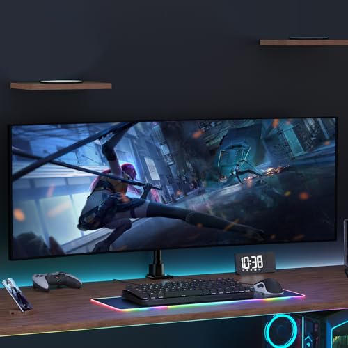 Image of 24-57'' Ultrawide Monitor Desk Mount, Aluminum Heavy Duty Monitor Arm