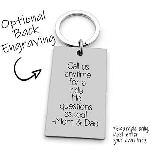 Sweet Sixteen Gift, Gift for Teenager, Teen Daughter Gift, New Driver Key Chain, Birthday Gift, Girl Key Chain, Personalized Name & Birthstone4