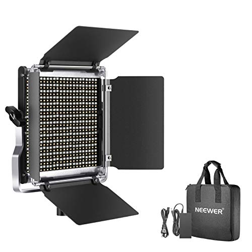 Amazon | Neewer 660 LEDビデオライト 調光可能な二色写真照明キット