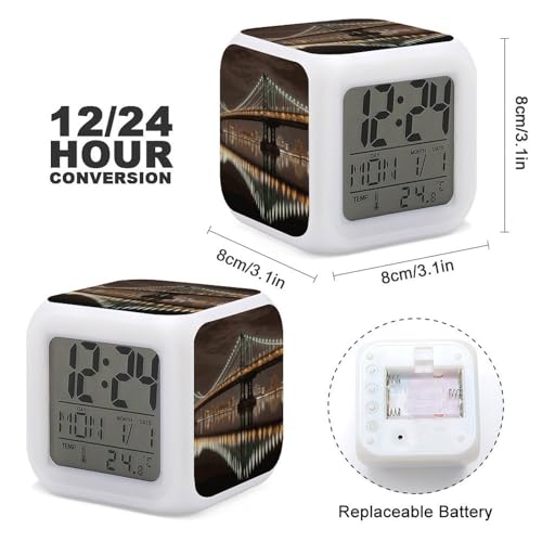 Réveil numérique pour les gros dormeurs avec affichage LED - 3