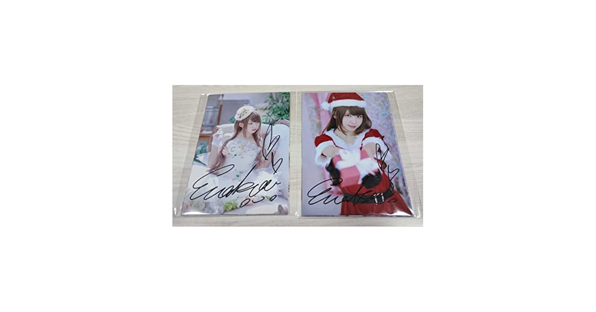 えなこ 直筆サイン入りフォト 限定品 Amazon.co.jp: えなこ×京坂七穂 直筆サイン入りチェキ ○ : おもちゃ