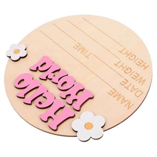 IWOWHERO Baby Milestone Sign Newborn Growth Card Nursery Decor Baby Announcement Photo Prop