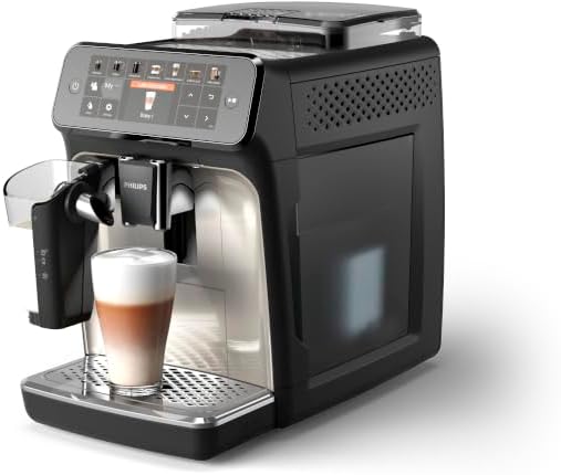 4. Bild von Philips Series 5400 Kaffeevollautomat – LatteGo Milchsystem, 12 Kaffeespezialitäten, Intuitives Display, 4 Benutzerprofile, Chrom (EP5447/90)