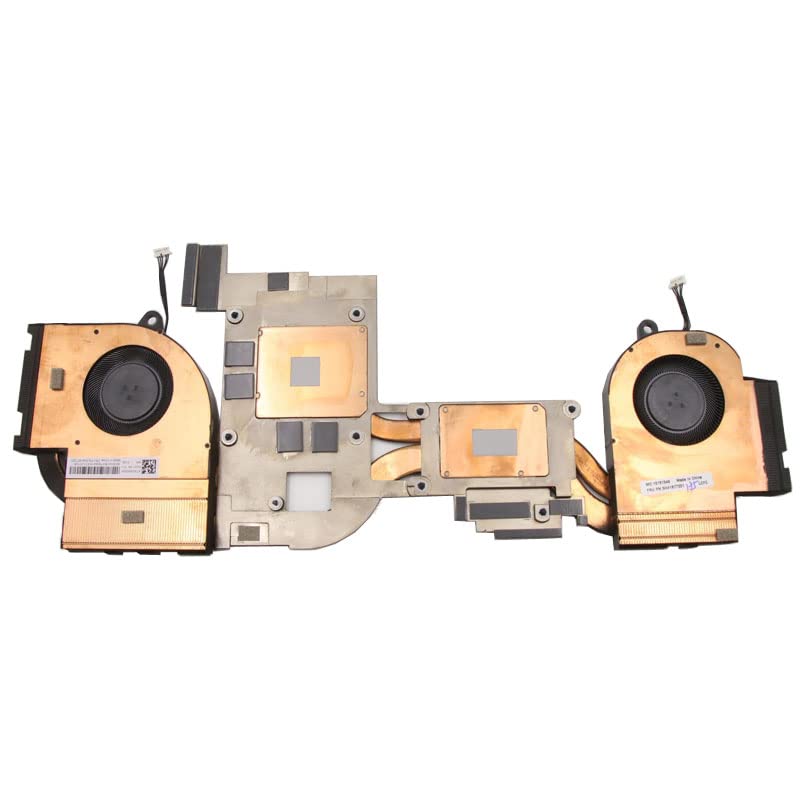 Laptop Fan+Heatsink for Lenovo ThinkPad P15 Gen 2 (Type 20YQ, 20YR) 5H41B77201 MG75091V1-C030-S9A MG75091V1-C010-S9A AT20V002SS0 N20P