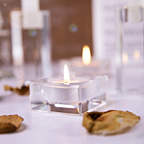 4 Pack Square Tealight Candle Holders Dinner Table Decor For Home #TOP1