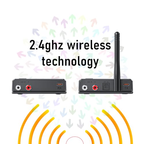 Blafili Rtx 2.4Ghz Wireless Audio Transmitter & Receiver, Wireless Speaker Kit For Wired Speakers thumb #4