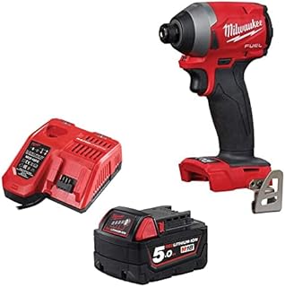 Milwaukee M18FID2-0 18v M18 Li-ion Fuel GEN 3 Impact Driver 5Ah Battery Charger