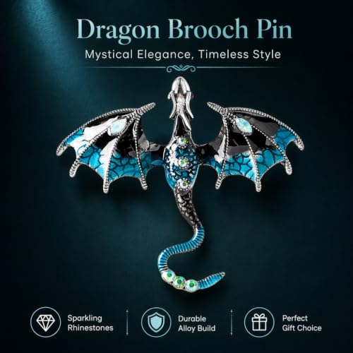 Image of Animal Brooch for Men Vintage Metal Wildlife Lapel Pin Suit Jacket Badge Fashion Accessories for Men