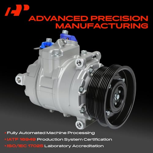 Image of A-Premium Air Conditioner AC Compressor with Clutch | Compatible with Volkswagen Jetta 2005-2012 2014-2016, Passat 2012-2014, Golf 2010-2014, Beetle Rabbit & Audi TT RS Quattro
