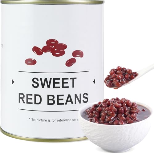 Soeos Canned Sweet Red Beans, 32.8 Ounce (930g), Ready-to-Eat, Soft Texture &amp; Mildly Sweet Flavor – Ideal for Asian Desserts, Soups, and Pastries