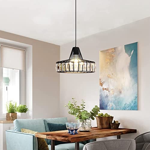 Chandelier en cristal style industriel réglable pour table à manger - 3