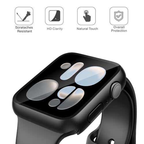 Image of Misxi 2 Pack Screen Protector Case for Apple Watch Series 12 42mm