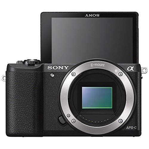 Sony a5100 Mirrorless Digital Camera with 3-Inch Flip Up LCD - Body Only (Black)