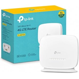 TP-Link TL-MR105 – Router 4G LTE SIM, WiFi 4 300 Mbps, 2 Puertos 10/100Mbps