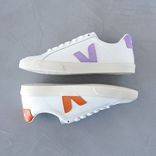 Veja Women's Esplar Logo Sneakers, Extra White Lavande, 5 Medium Us #TOP1